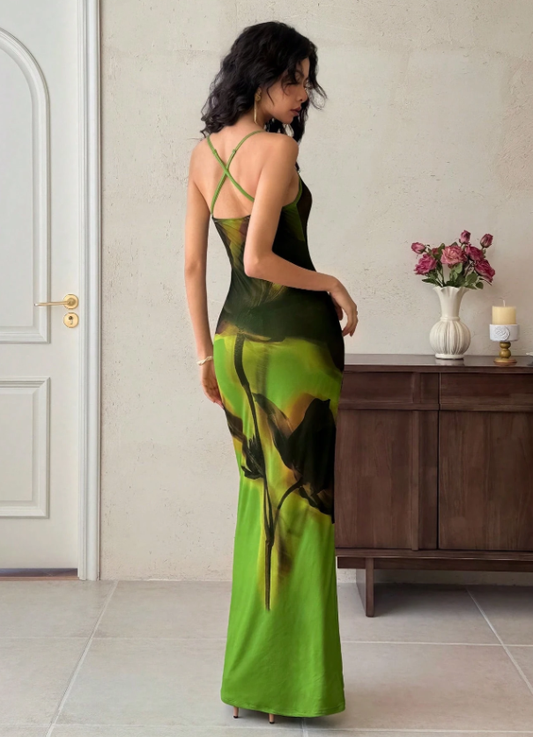 Women Ultra Long Slip Dress