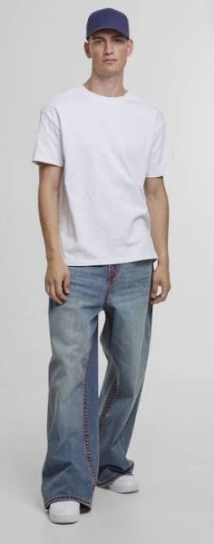 True Religion Men's Rocco Super T Baggy Jeans
